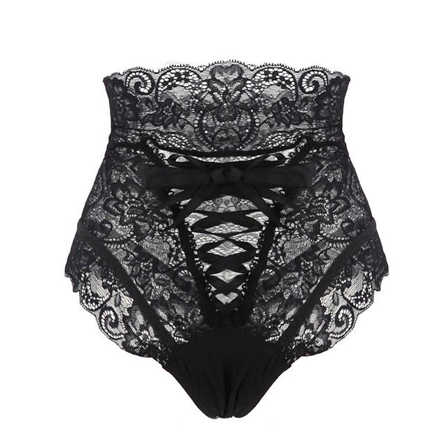 Sexy High Waist Lace Thongs Lingerie - Your Goods Central