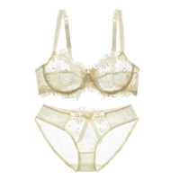 Sexy Embroidered Transparent lace bra - Your Goods Central