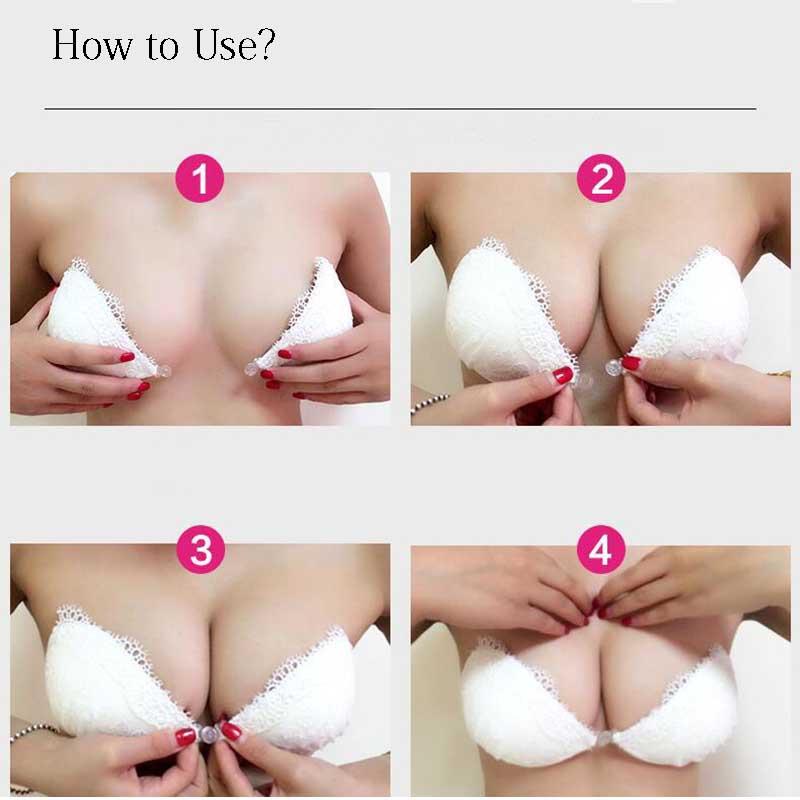 Sexy Strapless Lace Embroidery Bra - Your Goods Central