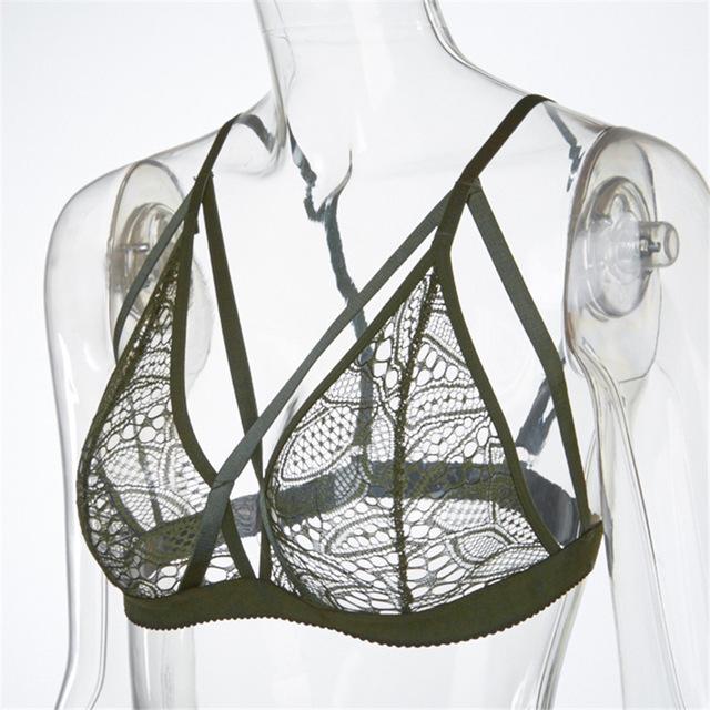 Lace Strappy Bra