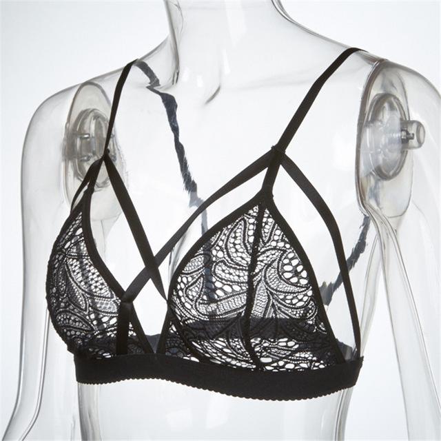 Lace Strappy Bra