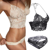 Sexy French  Lace Lingerie Bra and Panty Set - Your Goods Central