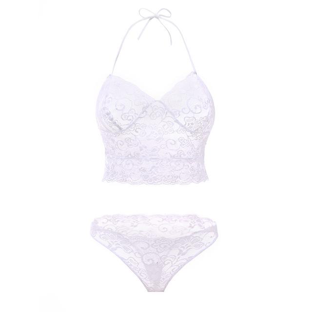 Sexy French  Lace Lingerie Bra and Panty Set - Your Goods Central