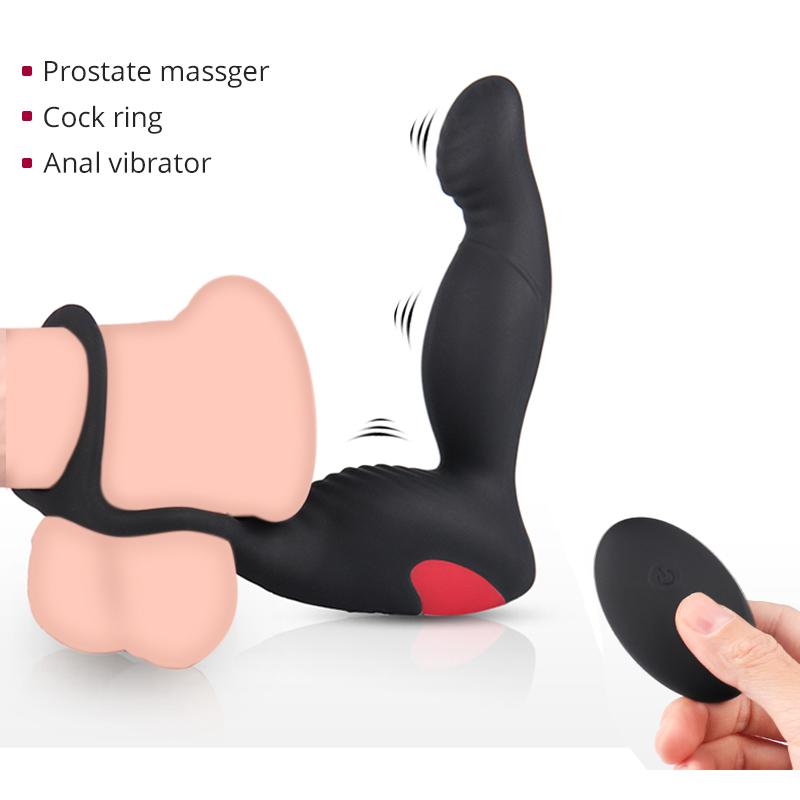 Prostate Massager with Cock Ring