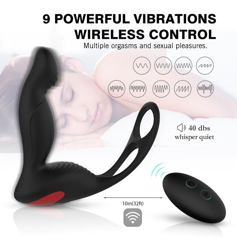 Prostate Massager with Cock Ring