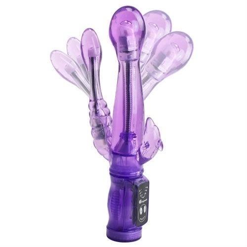 Double Thrusting Rabbit Vibrator for G Spot Clitoral Anal 3 Points Stimulation - Your Goods Central